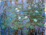 Paris Musee D'Orsay Claude Monet 1916-19 Nympheas Blue Water Lilies 